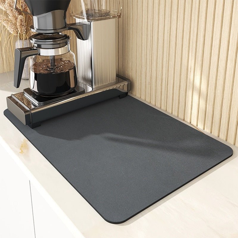 Kaffeematte 61x40,6cm – Saugfähige, Rutschfeste Unterlage Für Espressomaschine & Küche