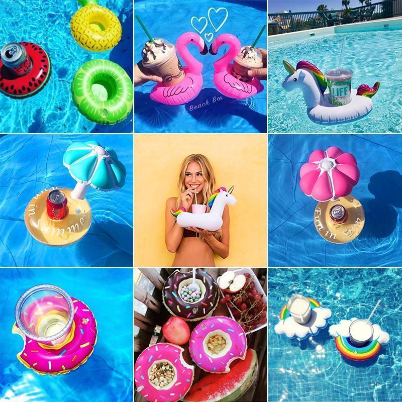 Wild 'n Wet Aufblasbarer Getränkehalter – Schwan, Einhorn Oder Flamingo Für Pool & Whirlpool