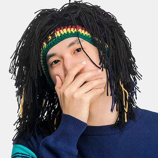 Hat with Rasta Reggae Dreadlocks