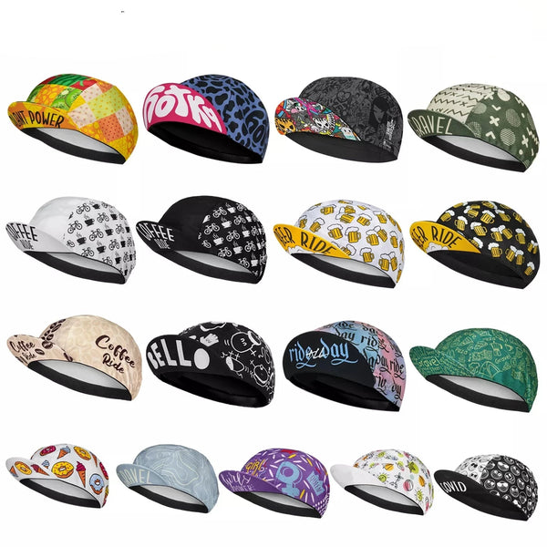 Classic retro bicycle cap with peak