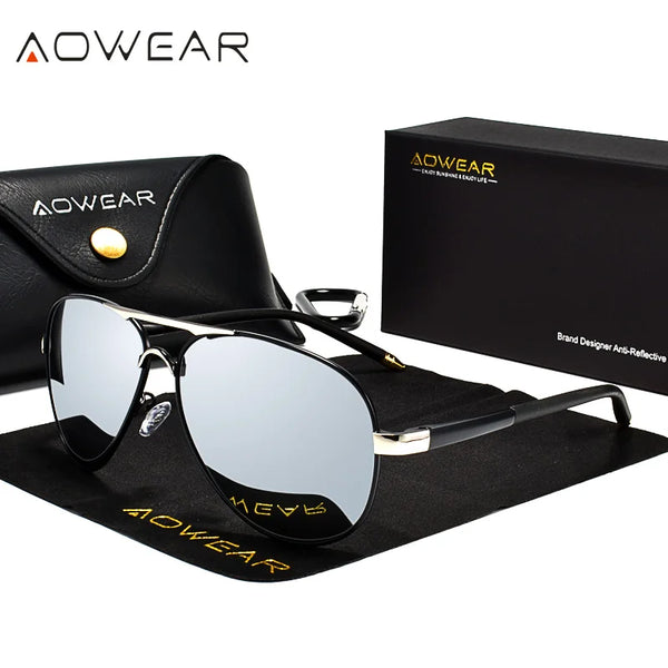 Edle Herren Piloten Sonnenbrille