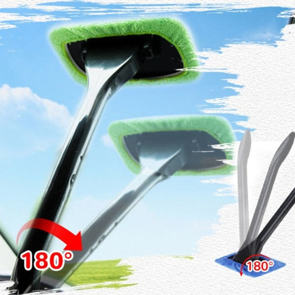 Car Window Interior Cleaning Brush with Jointed Head