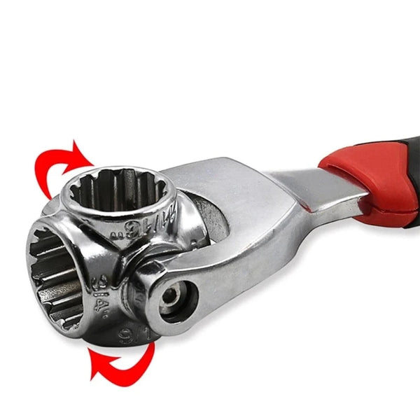 52 in 1 universal 360 degree rotating socket wrench