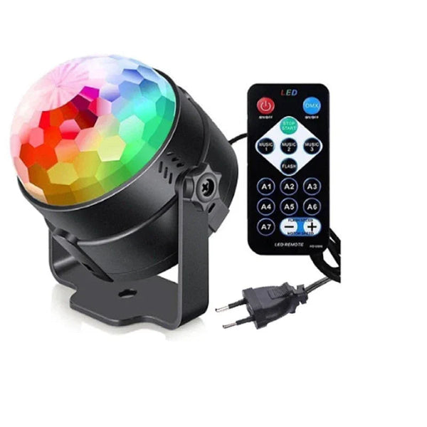 Kleiner RGB LED Disco Strahler mit Fernbedienung