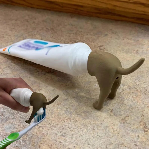 Funny Toothpaste Dog Butt Cap