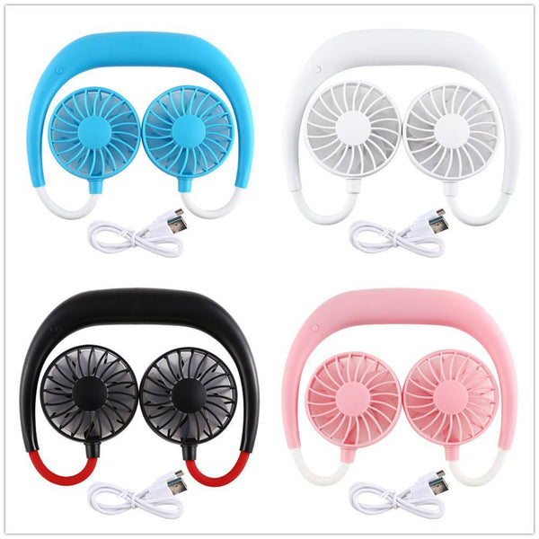 Rechargeable USB Neck Fan