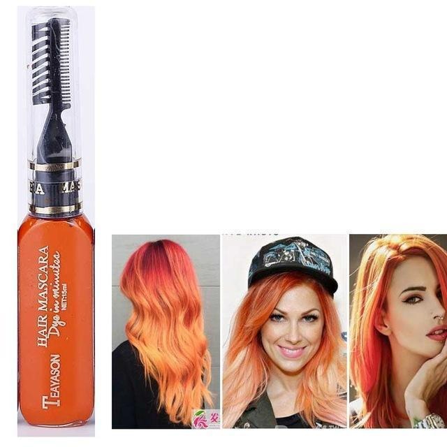  4 13 Farben vorrübergender DIY Haarfarben Mascara