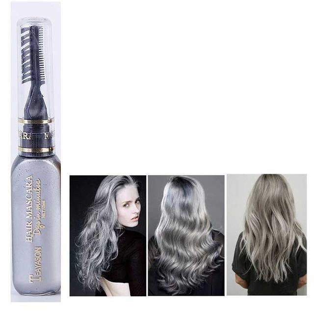  7 13 Farben vorrübergender DIY Haarfarben Mascara