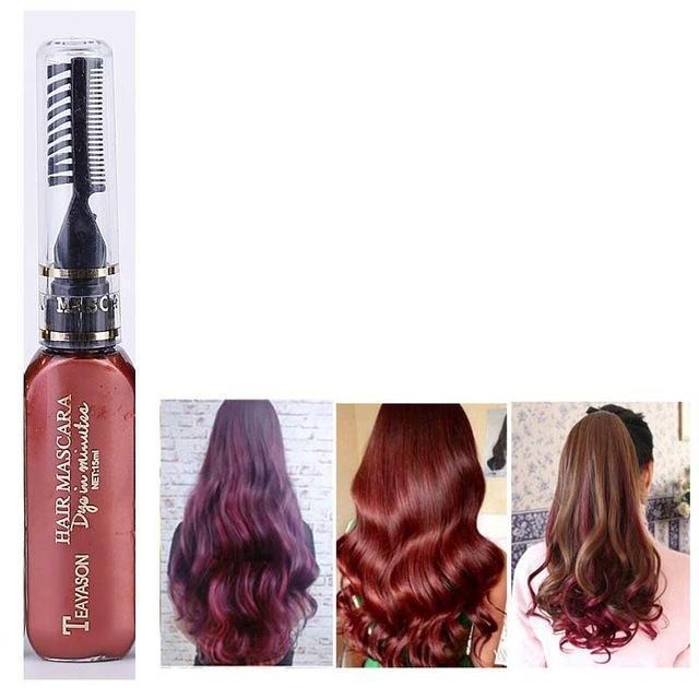  9 13 Farben vorrübergender DIY Haarfarben Mascara