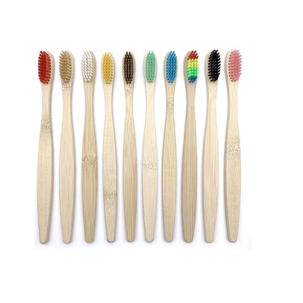 Bamboo Toothbrushes (10 pieces)