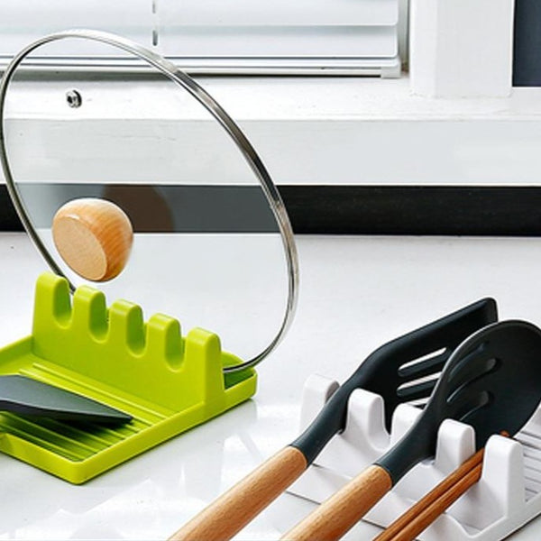 Heat-resistant oven stove utensils rack