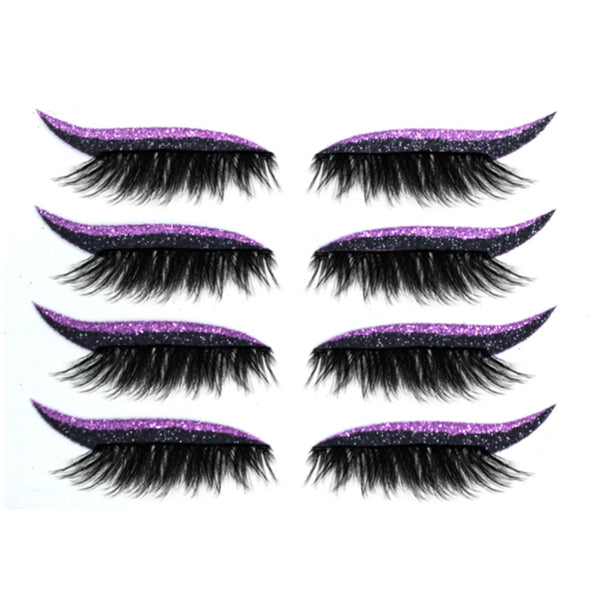 Wiederverwendbare Eyeliner & Wimpernaufkleber (4 Paar)