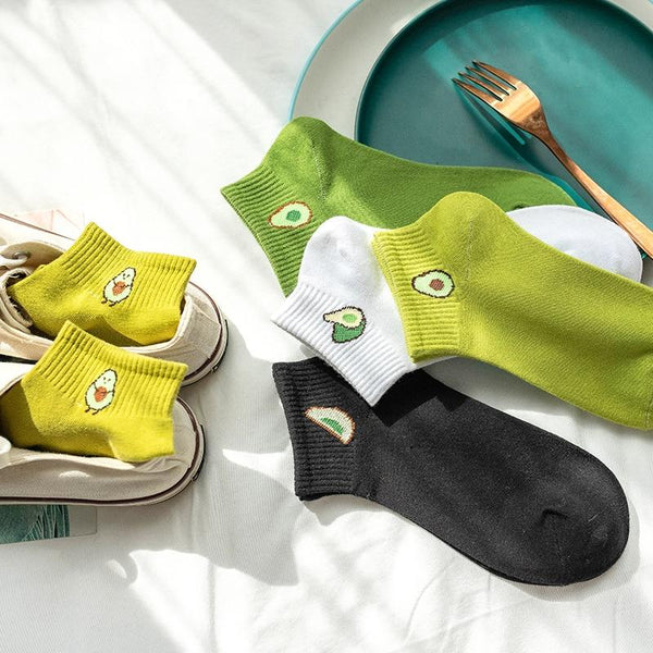 Avocado Sneaker Socken 3er Set
