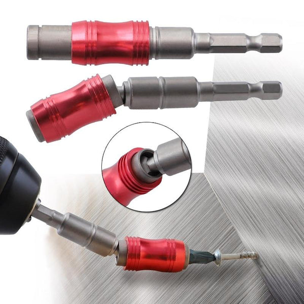 Adjustable bit holder for cordless screwdriver