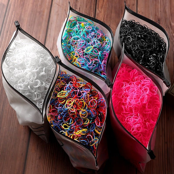 Mini hair ties for toddlers (1000 pieces)