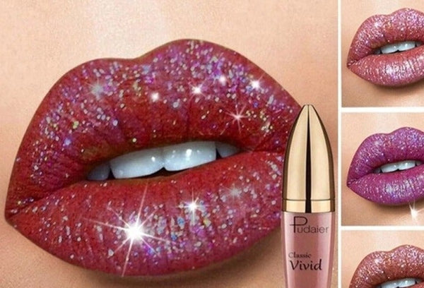 Glittering lip gloss waterproof lipstick