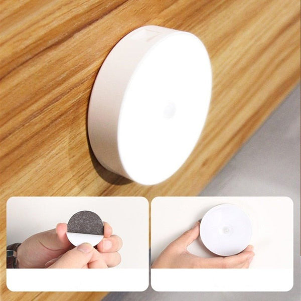 Selbstklebendes USB LED Bewegungs-Nachtlicht