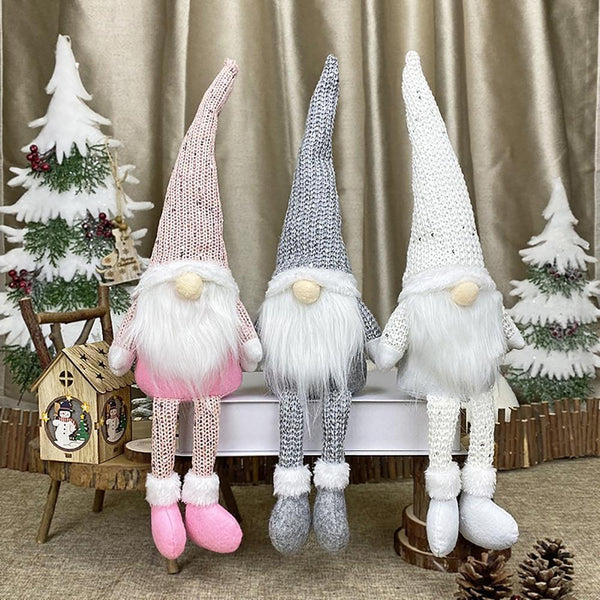 Weihnachts Gnome aus Stoff Deko Wichtel