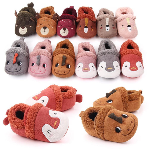 Newborn Anti-Slip Animal Slippers