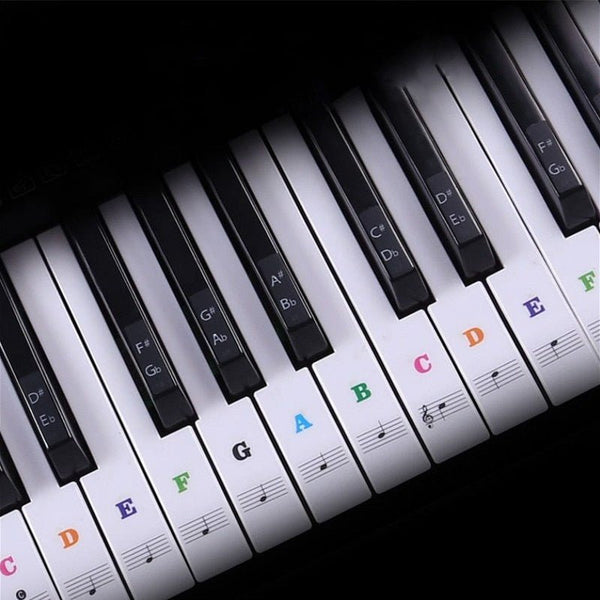 Piano Key Stickers