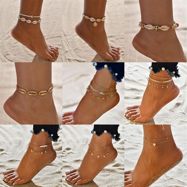 Summer ankle foot chain