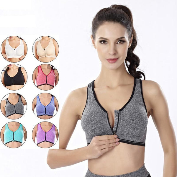 Sport BH with front zipper