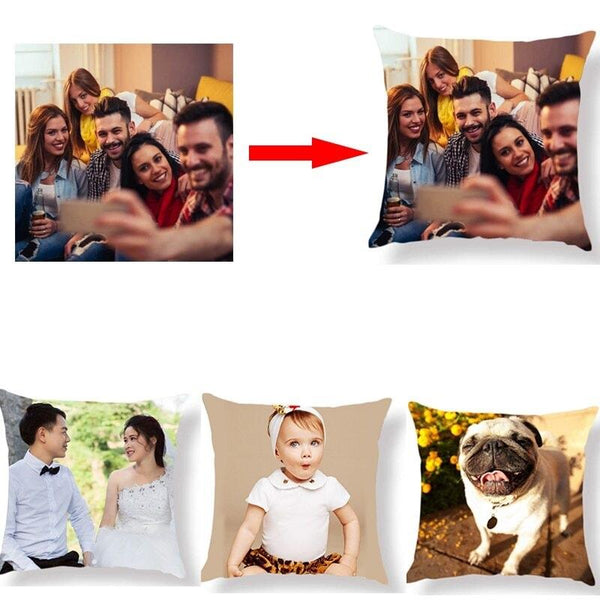Personalisiertes Selbstgestaltetes Fotokissen
