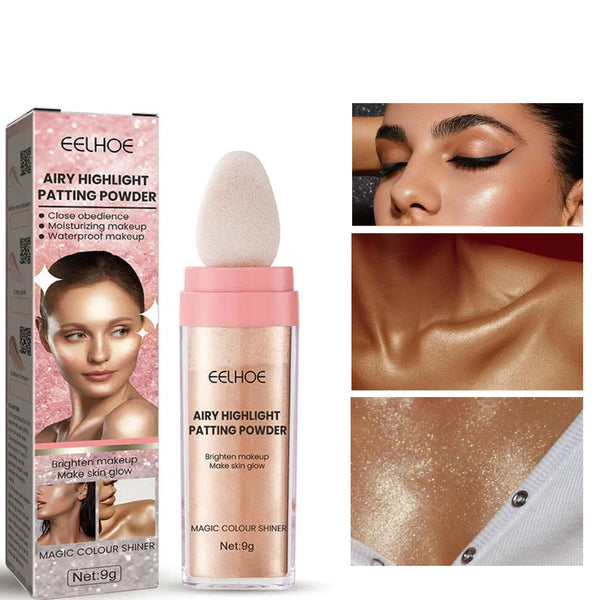 Powder Stick Highlighter Glittering Fairy Dust Patting Powder