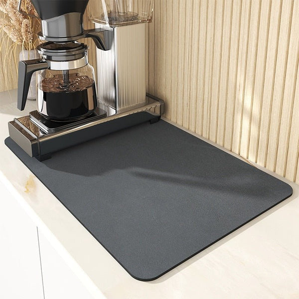Absorbierende saugfähige Abtropfmatte für die Küche