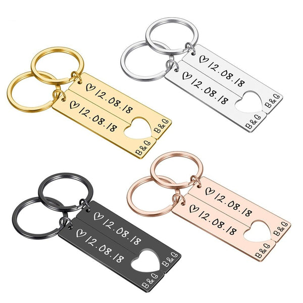 Personalized Keychain Set (2 Pieces)