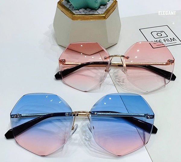 7 angular hippie women's sunglasses without frame