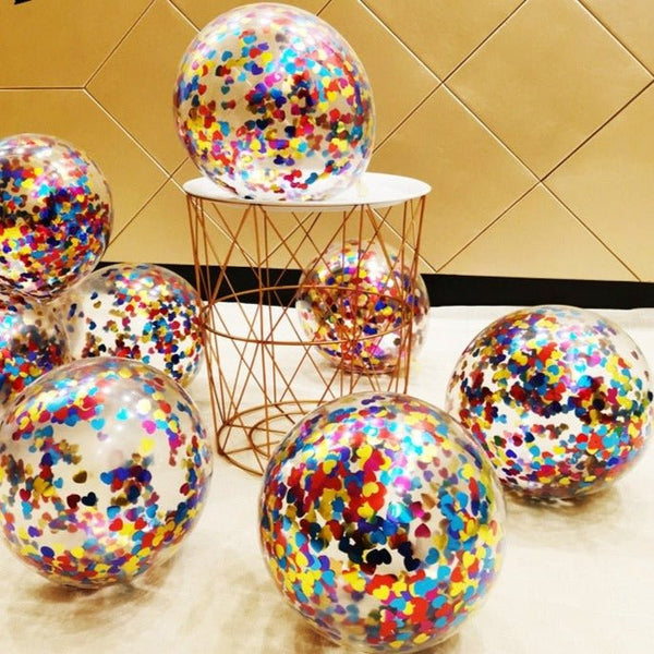 Riesige Konfetti Luftballons (10 Stück)
