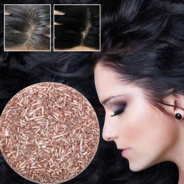 Organic bio-soap for darkening hair