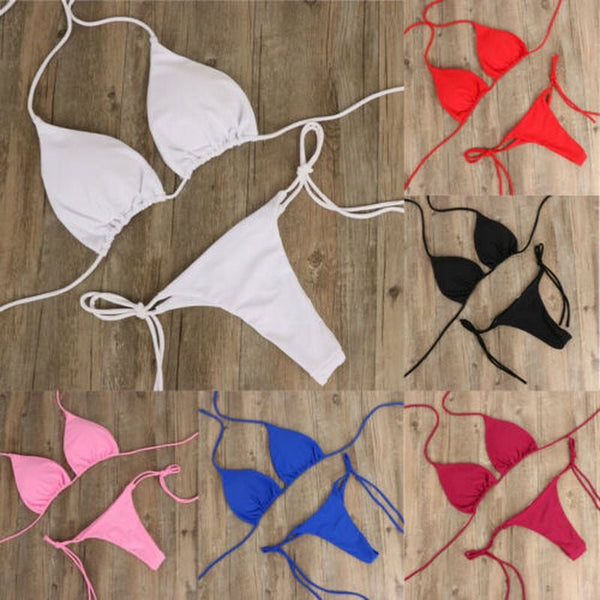 Bandage Bikini mit G-String Höschen