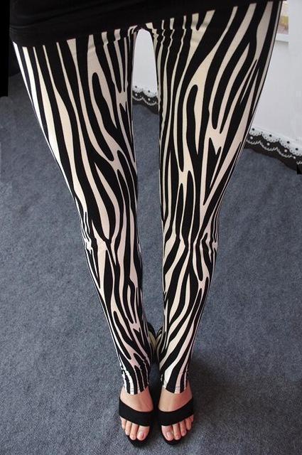  Abstract Print Leggings mit Muster