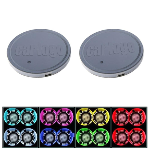 LED Auto Getränkehalter Beleuchtung (2er Set)