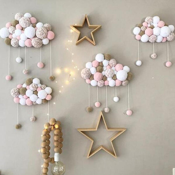 Nordic Stil Wand Deko Wolken