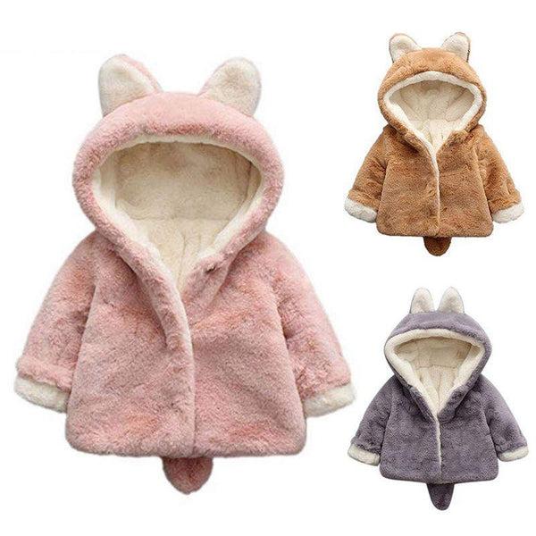 Fluffy Kids Fox Sweater