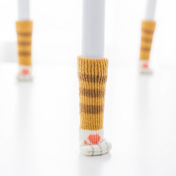 Stuhl Socken Katzen Pfoten 4er Set