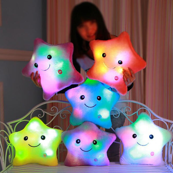 Glowing Star LED Plush Pillow