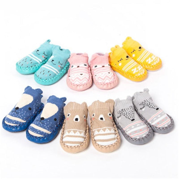 Children's Non-Slip Socks Animal Design